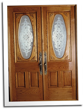 Custom Oak Entry Doors