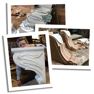 More hand made corbels