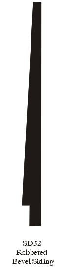 Rabbeted Bevel Siding