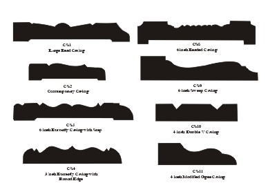 Some sample door and window casing desings