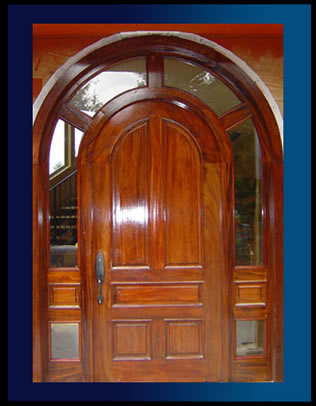 Blue Ox Custom Mahogany Door