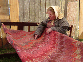 Judith Peebles made some beautiful quilts
