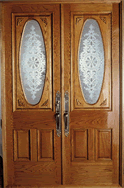 Custom Doors - Custom Oak Door handmade by Blue Ox Millworks