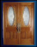 Custom Oak Entry Doors