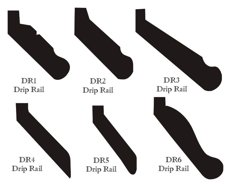 Custom Victorian drip rail patterns
