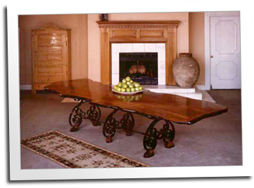 Table made by the Blue Ox Millworks for President Clinton